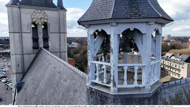 Iconische vieringtoren Sint-Amandskerk Geel krijgt opknapbeurt