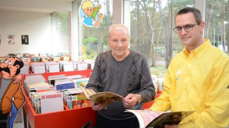 De fiere oprichter Vic Van Roosbroeck en directeur van het Zilvermeer Toon Claes